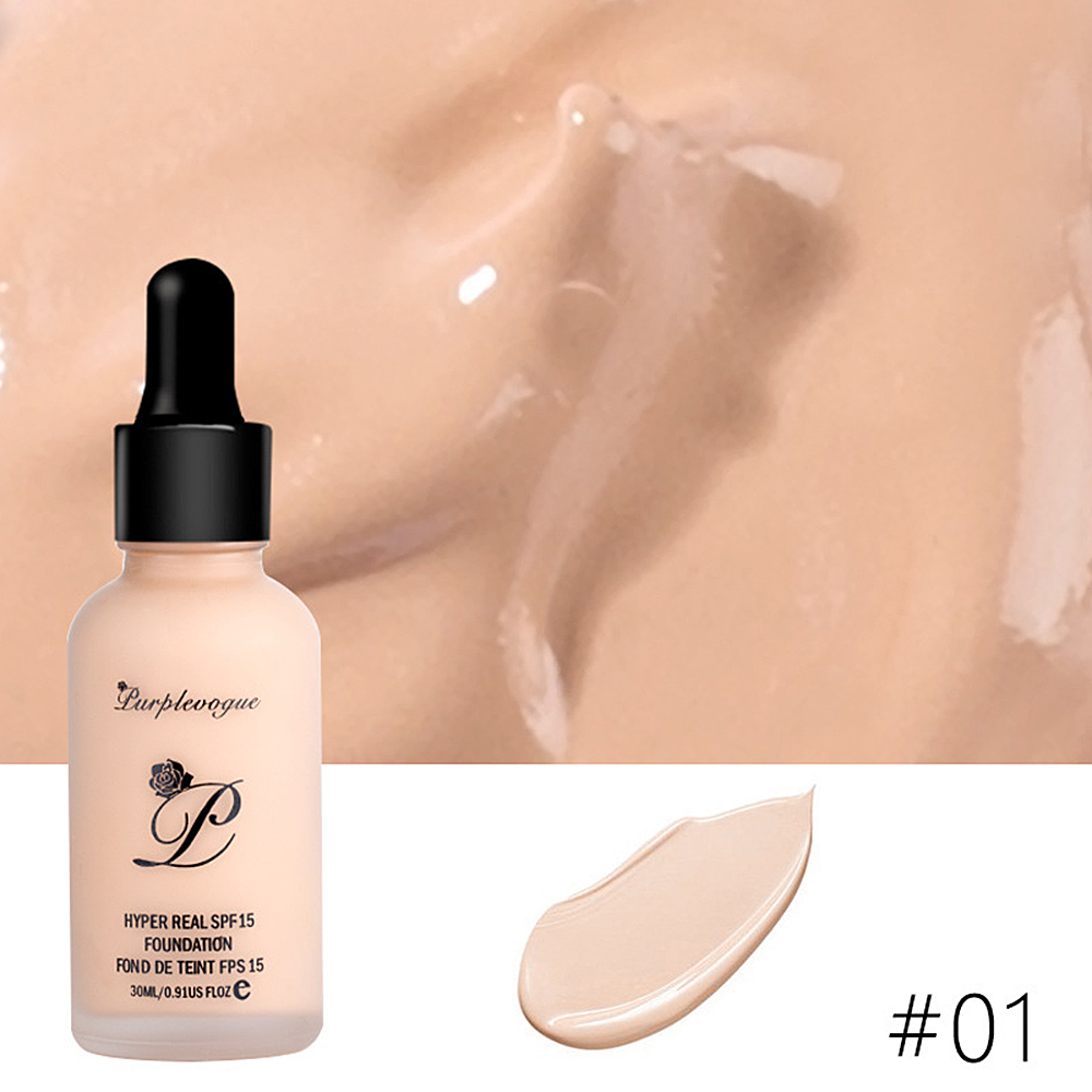1pc Base Liquid Foundation Makeup Whitening Oil control Face Foundatio