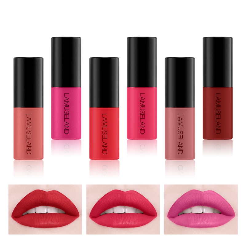 3.5g Matte Lipstick Set 12 Colors Liquid Lipstick Lip Tint Matte Velve