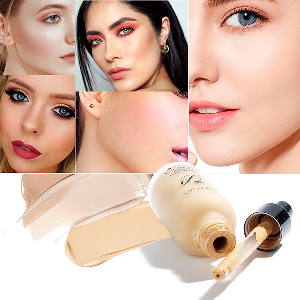 1pc Base Liquid Foundation Makeup Whitening Oil control Face Foundatio